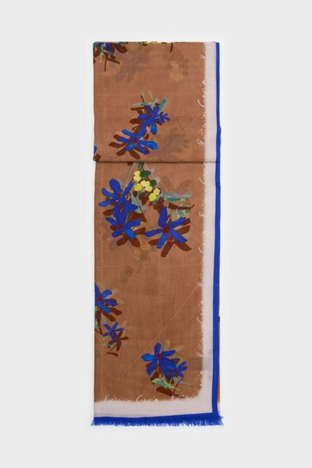 Toffee Scarves Florigami Wool Scarf Women Purificacion Garci