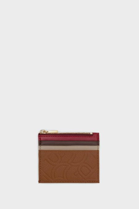 Toffee Tándem Zipped Card Holder Women Card Holders And Coin Purses Purificacion Garci