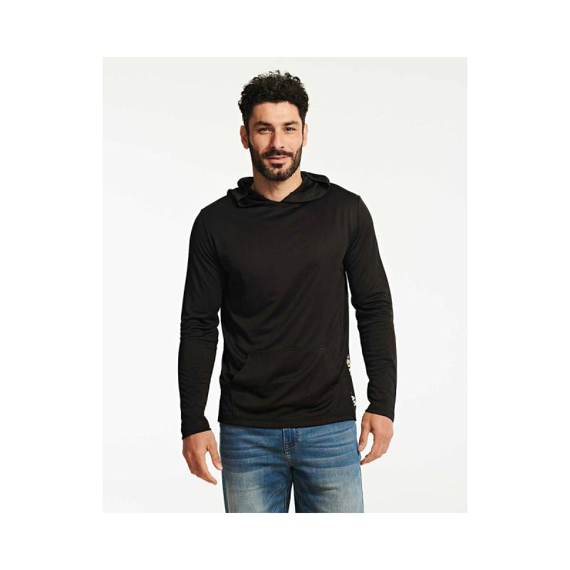 Tops & Outerwear Black Men's Coolmax Lightweight Pullover Hoodie Men Cat - Image 2