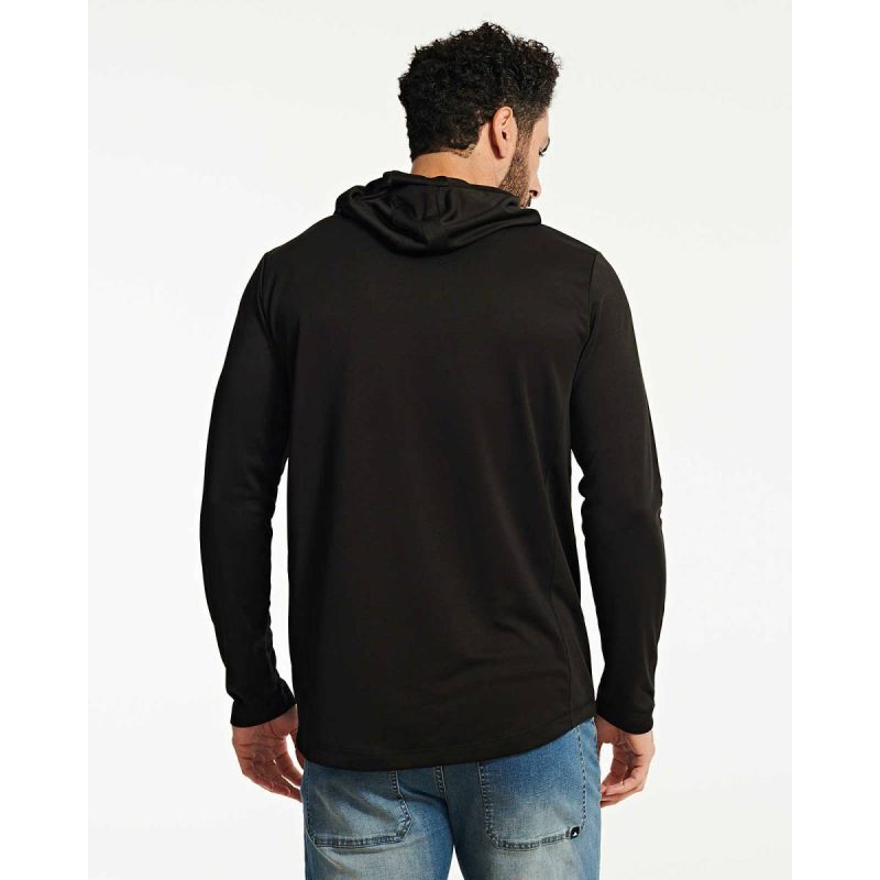 Tops & Outerwear Black Men's Coolmax Lightweight Pullover Hoodie Men Cat - Image 3