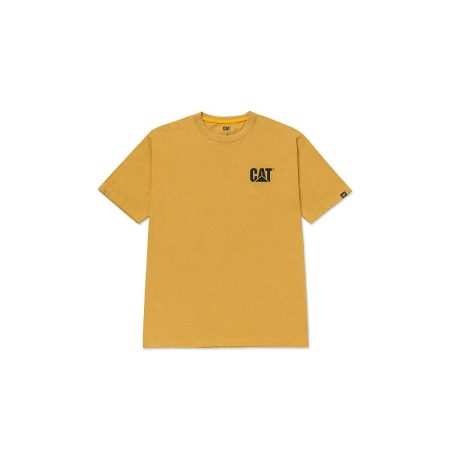 Tops & Outerwear Men Mustard Yellow Heather Men's Trademark Tee Cat