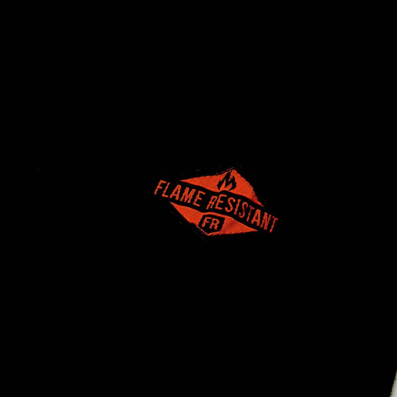 Tops & Outerwear Men's Flame Resistant Logo Pocket Long Sleeve Tee Black Cat Men - Image 4