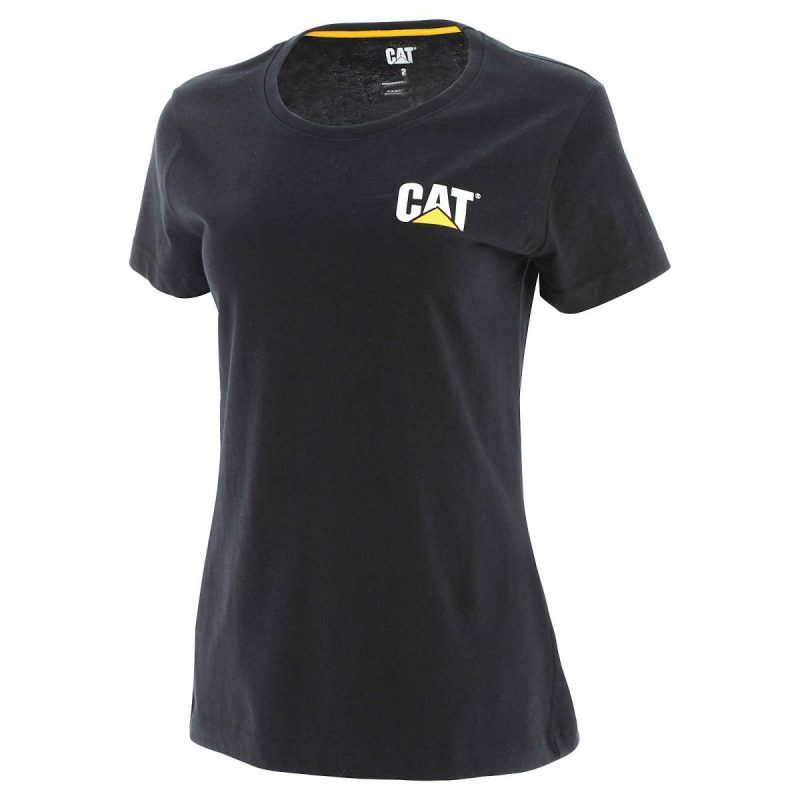 Tops & Outerwear Women Cat Black Women's Trademark Tee