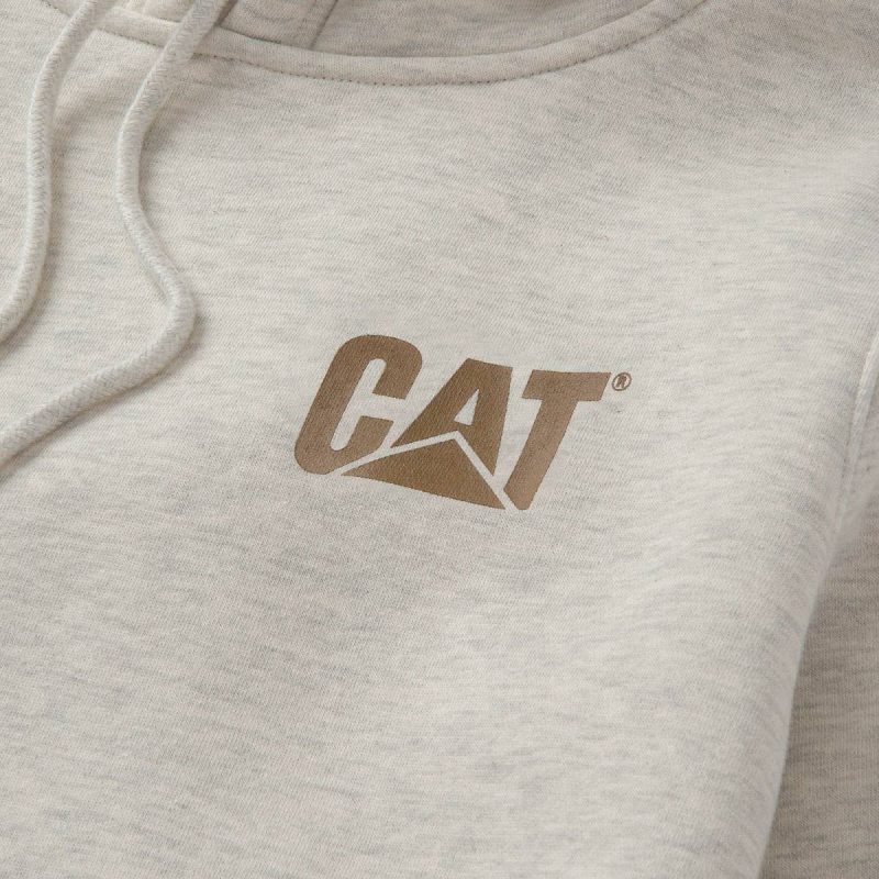 Tops & Outerwear Women Women's Trademark Banner Pull Over Hoodie Cat Cream Heather - Image 3