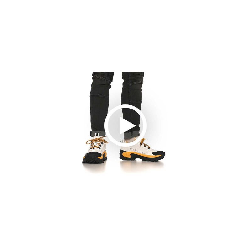 Unisex Intruder Shoe Unisex Cat White | Yellow Chunky Sneakers - Image 2