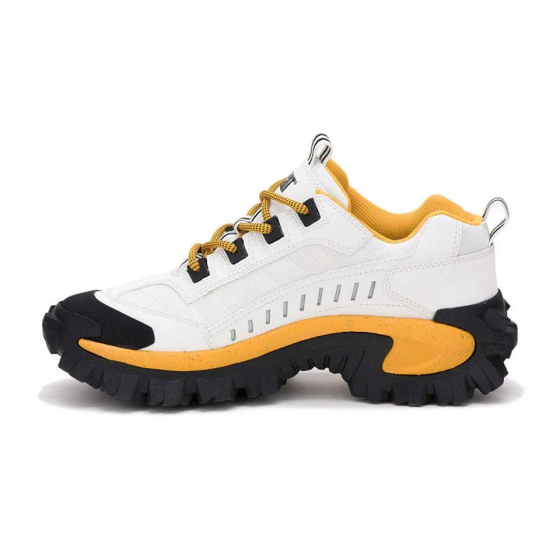 Unisex Intruder Shoe Unisex Cat White | Yellow Chunky Sneakers - Image 4