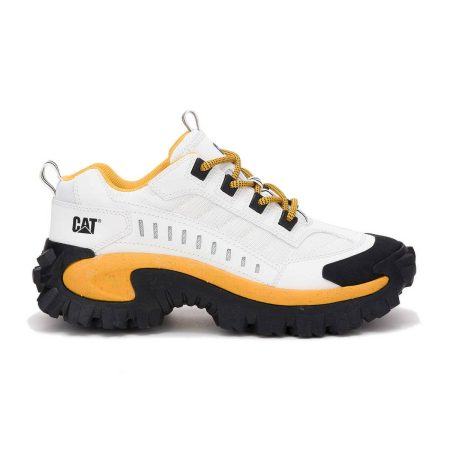 Unisex Intruder Shoe Unisex Cat White | Yellow Chunky Sneakers
