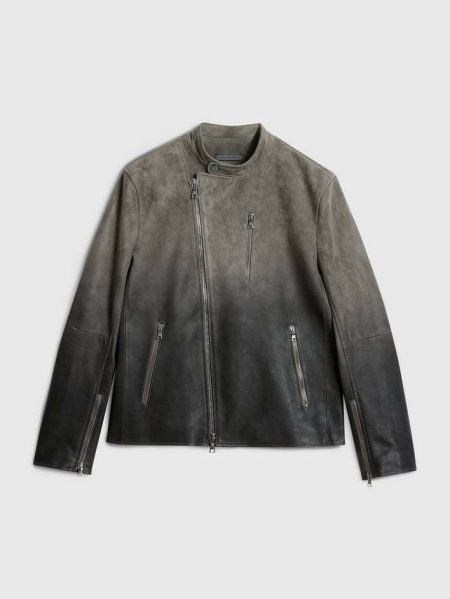 Vargas Biker Ash Leather Jackets John Varvatos Men