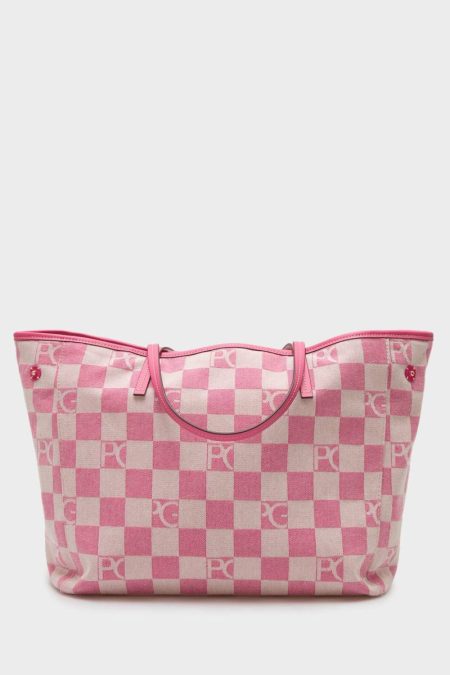 Veracruz Shoulder Bag Purificacion Garci Women Shoulder Bags Pink/Beige