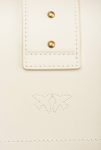 White+White-Antique Gold Mini Love Bag One Simply Pinko Crossbody Bags - Image 5