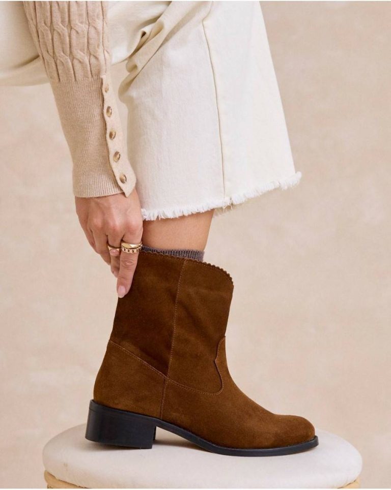 Women Ankle Boots Ondas Serrala Leather Footwear Polín Et Moi