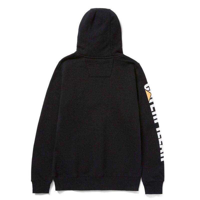 Women Black Women's Trademark Banner Pull Over Hoodie Tops & Outerwear Cat - Image 2