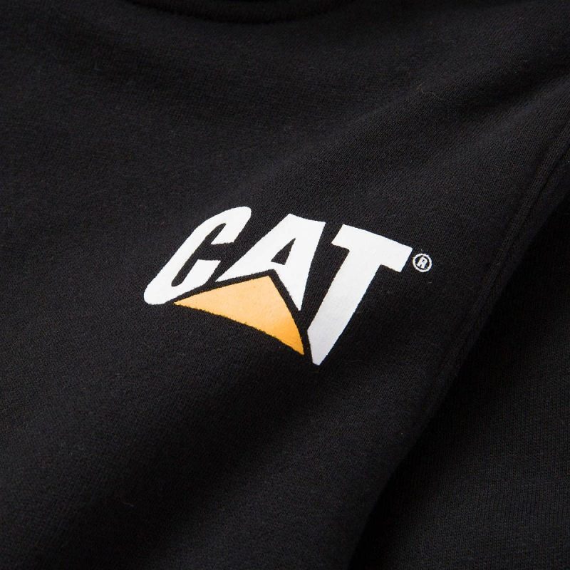 Women Black Women's Trademark Banner Pull Over Hoodie Tops & Outerwear Cat - Image 3