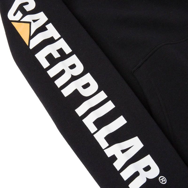 Women Black Women's Trademark Banner Pull Over Hoodie Tops & Outerwear Cat - Image 4