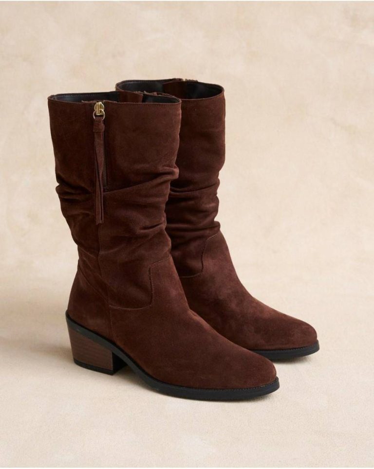 Women Brown Polín Et Moi Footwear Cardina High Boot - Image 3