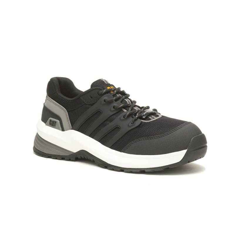 Women Cat Women's Streamline 2.0 Composite Toe Work Shoe Shoes Black/Medium Charcoal - Image 3