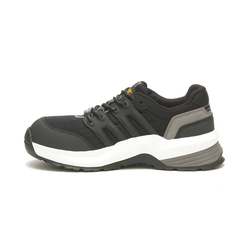 Women Cat Women's Streamline 2.0 Composite Toe Work Shoe Shoes Black/Medium Charcoal - Image 4