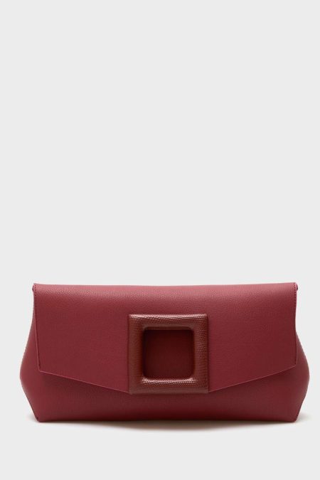 Women Clay Brown Clutch Marco Handbag Purificacion Garci