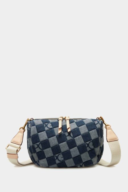 Women Crossbody Bags Combinación Única Cross Body Bag Purificacion Garci Denim Blue