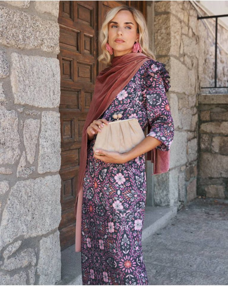 Women Dresses Lupita Long Dress Polín Et Moi Purple - Image 3