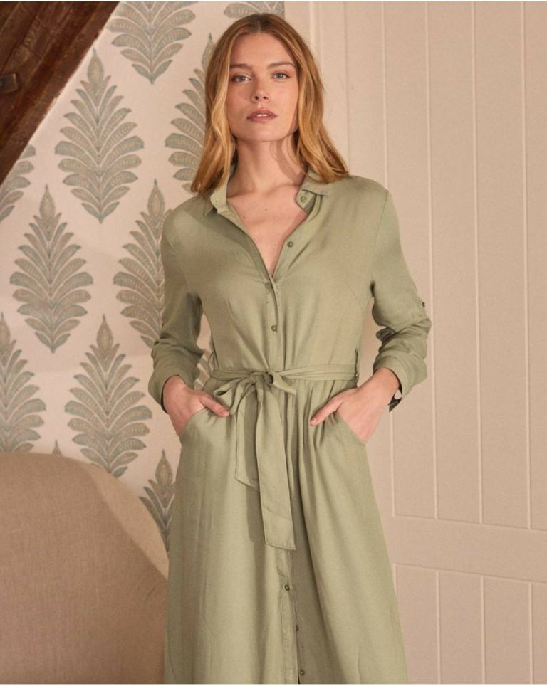 Women Eucalyptus Polín Et Moi Dresses And Jumpsuits Devon Shirt Dress - Image 2