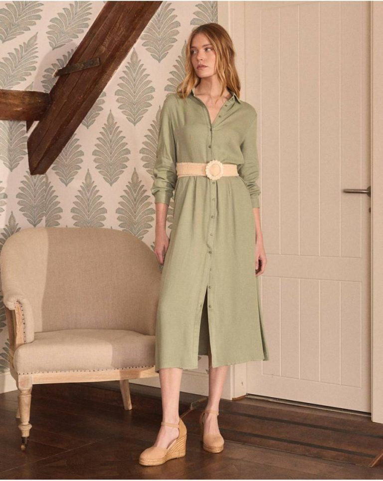 Women Eucalyptus Polín Et Moi Dresses And Jumpsuits Devon Shirt Dress - Image 3