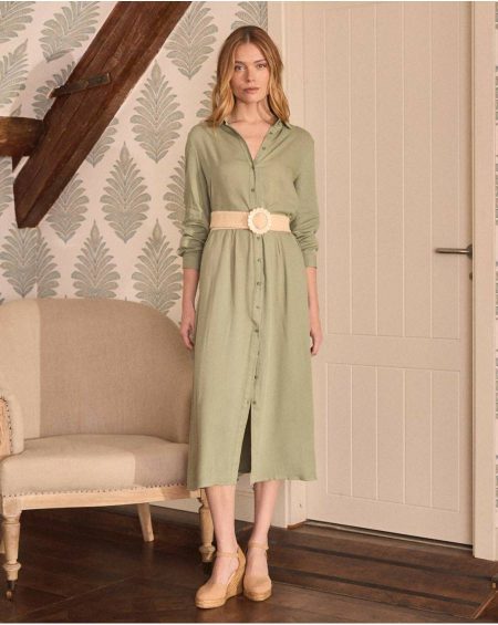 Women Eucalyptus Polín Et Moi Dresses And Jumpsuits Devon Shirt Dress