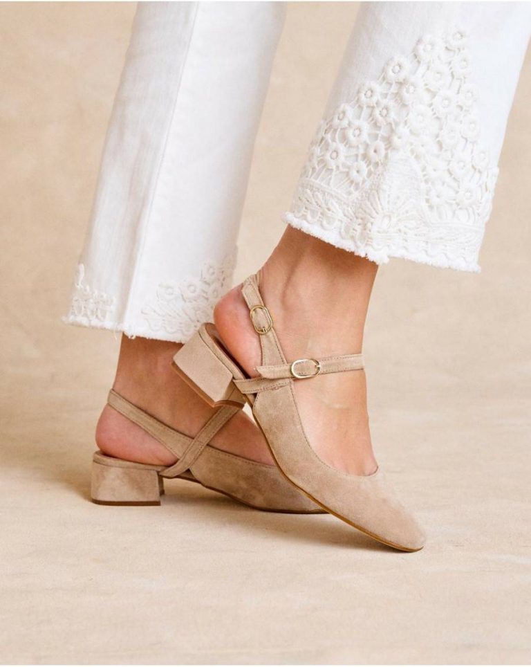 Women Flats Sand Polín Et Moi Mary Jane Purple Buckle - Image 2