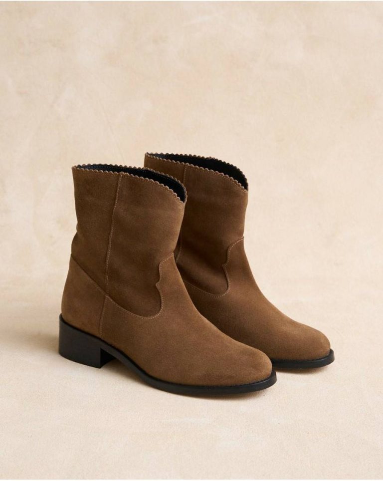 Women Footwear Polín Et Moi Brown Ondas Serrala Ankle Boots - Image 2