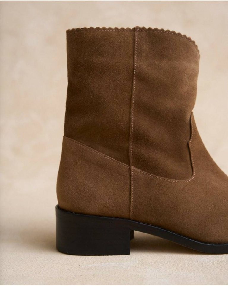 Women Footwear Polín Et Moi Brown Ondas Serrala Ankle Boots - Image 3