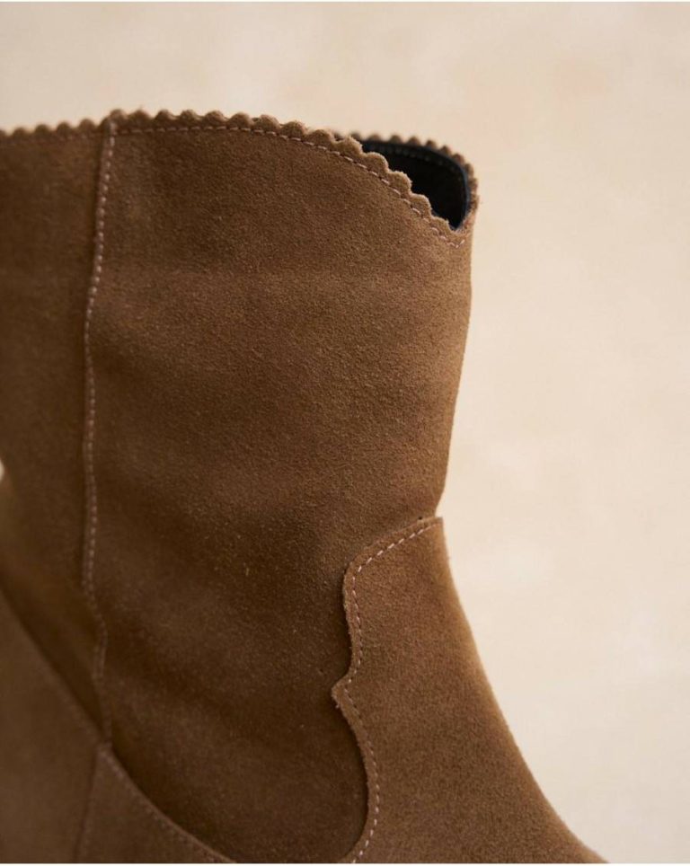 Women Footwear Polín Et Moi Brown Ondas Serrala Ankle Boots - Image 4