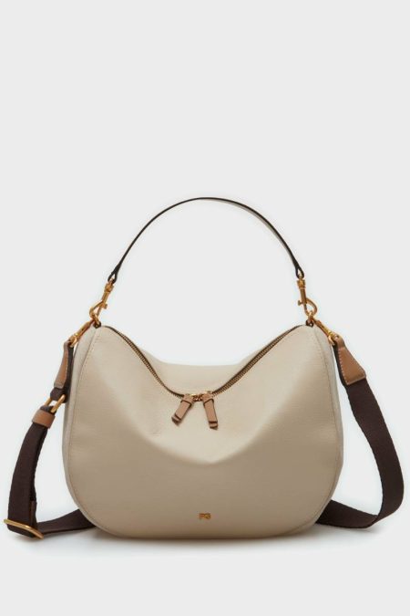 Women Gardenia Purificacion Garci Shoulder Bags Combinación Única Half Moon Shoulder Bag