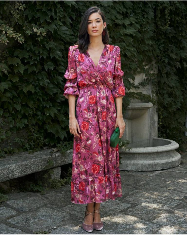 Women Gerena Flowers Dress Red Polín Et Moi Dresses - Image 2