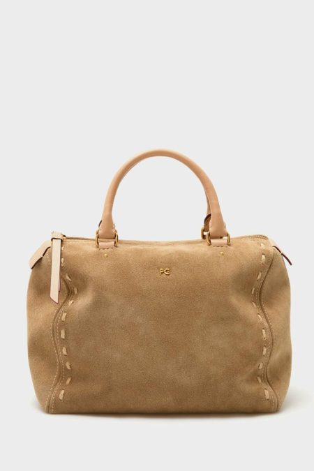 Women Handbags Purificacion Garci Combinación Única Handbag Sand
