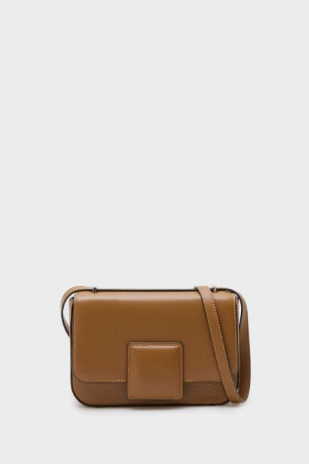 Women Havana Brown Domino Crossbody Bag Purificacion Garci Crossbody Bags