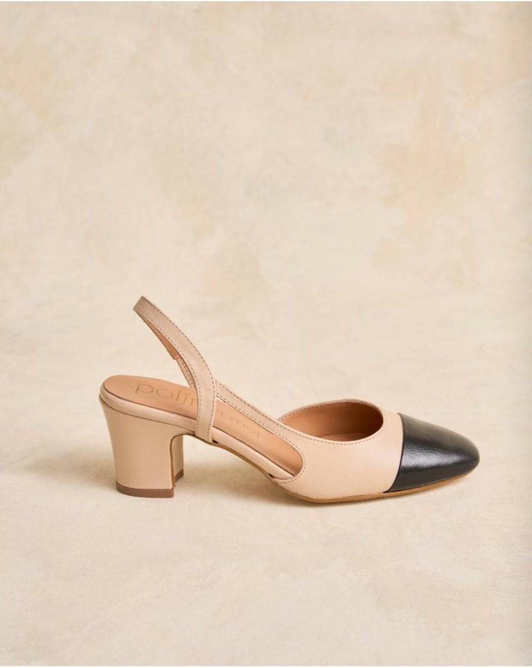 Women Heels Polín Et Moi Mocha Ballet Flats Slingback Elbia - Image 4