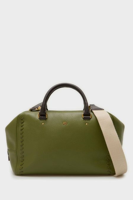 Women Light Khaki Green Handbags Combinación Única Handbag Purificacion Garci