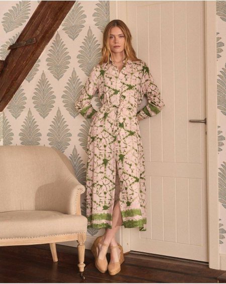 Women Lirian Print Dress Dresses And Jumpsuits Kaki Polín Et Moi