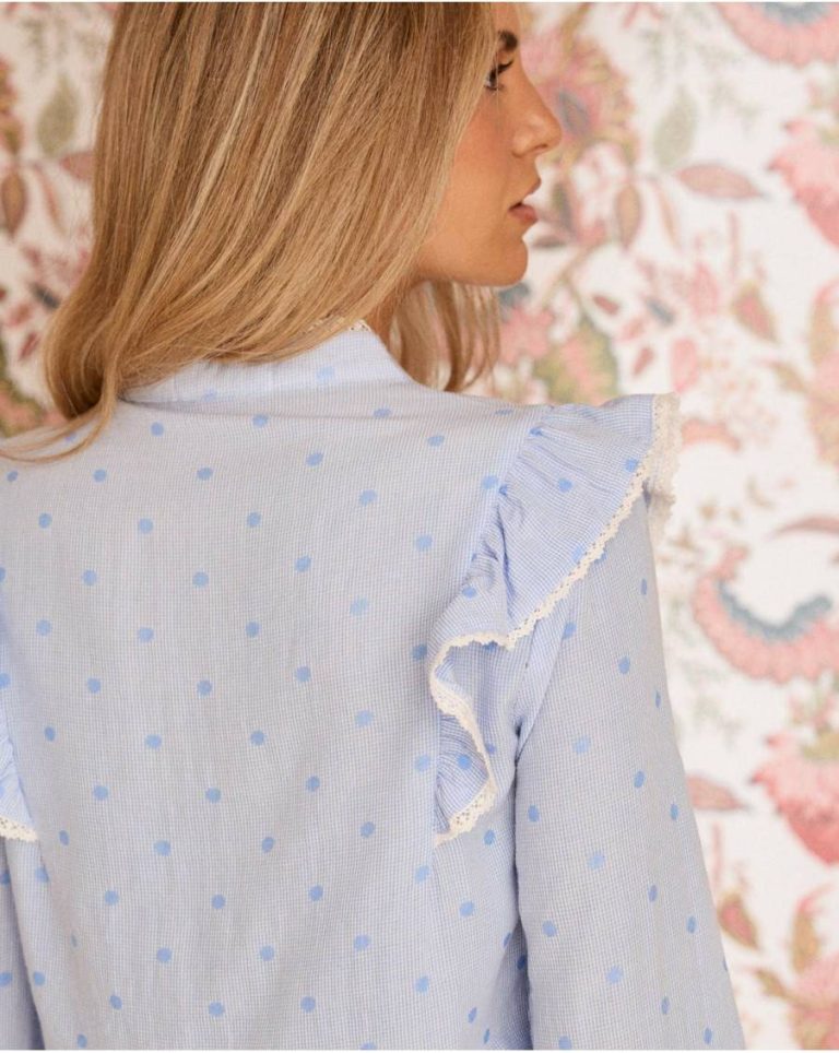 Women Polín Et Moi Blouses And Shirts Celestial Yaritza Embroidery Blouse - Image 2
