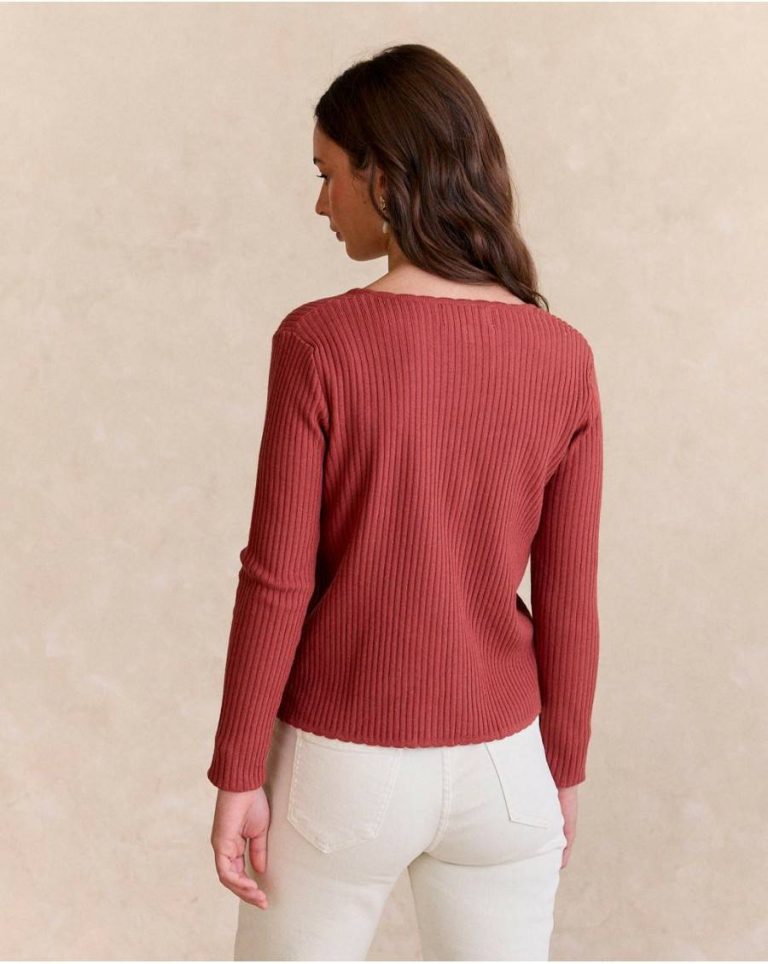 Women Polín Et Moi Sweater Knitted Grana Tile Cardigans And Sweaters - Image 5