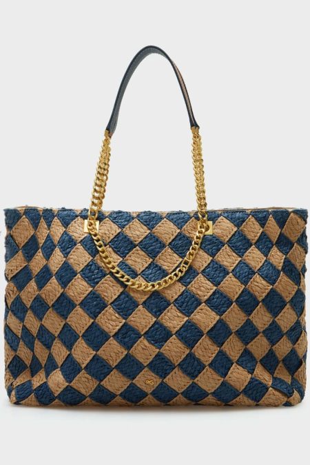 Women Purificacion Garci Shoulder Bags Homenaje Acolchado Shoulder Bag Navy