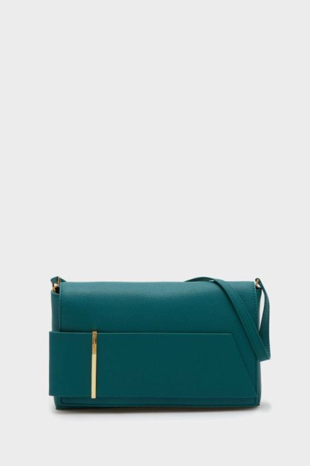 Women Purificacion Garci Shoulder Bags Obi Crossbody Bag Aquamarine Blue
