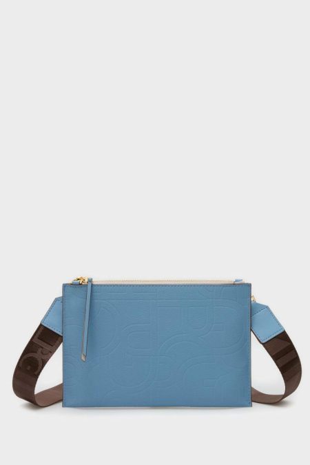 Women Purificacion Garci Sky Blue Tándem Crossbody Bag Crossbody Bags