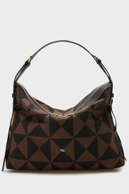Women Purigami Shoulder Bag Brown Shoulder Bags Purificacion Garci