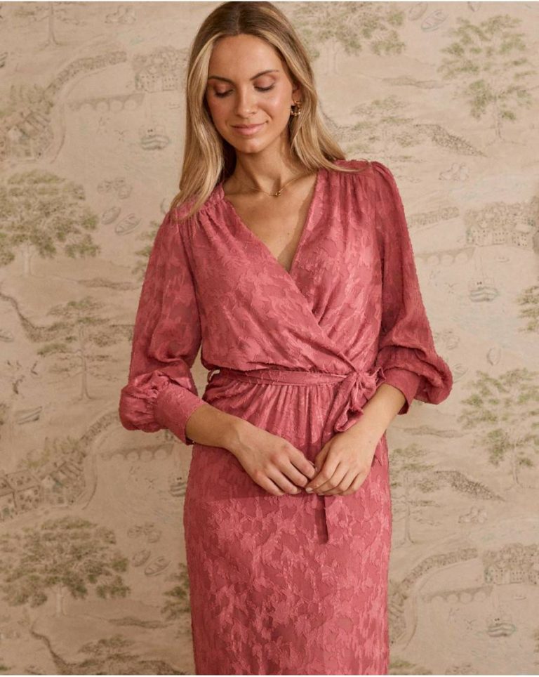 Women Raspberry Emilia Mid Lenght Dress Dresses And Jumpsuits Polín Et Moi - Image 4