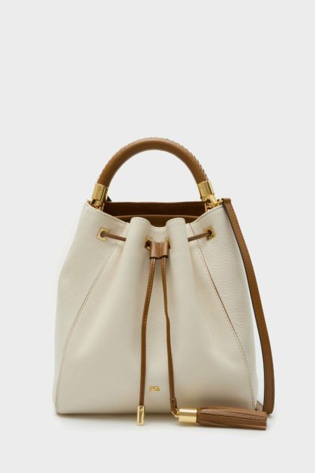 Women Samburu Bucket Bag Purificacion Garci White Handbags