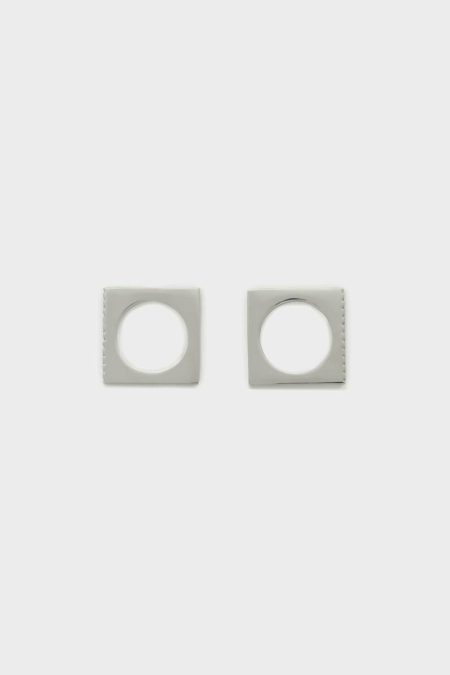 Women Silver Radiant Earrings Purificacion Garci Crystal