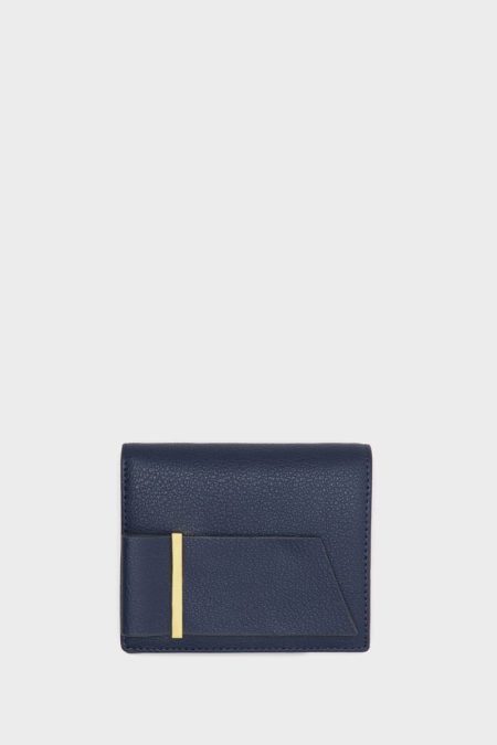 Women Small Wallets Atlantic Blue Purificacion Garci Obi Japanese Wallet