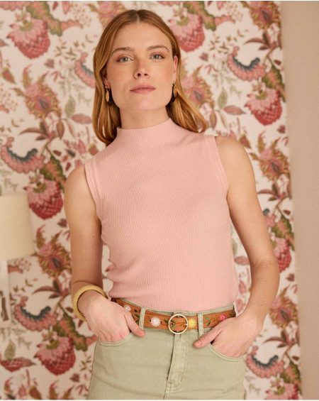 Women T-Shirts And Tops Rose Top Knitted Mariajose Polín Et Moi