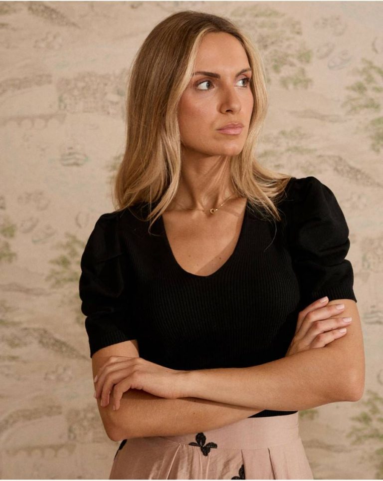 Women T-Shirts And Tops Top Knitted Globo Polín Et Moi Black - Image 2